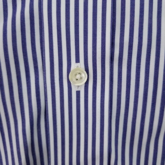 BROOKS BROTHERS Mens Long Sleeve Button Front Sz17 - Picture 3 of 8